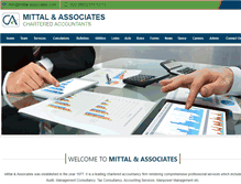 Tablet Screenshot of mittal-associates.com